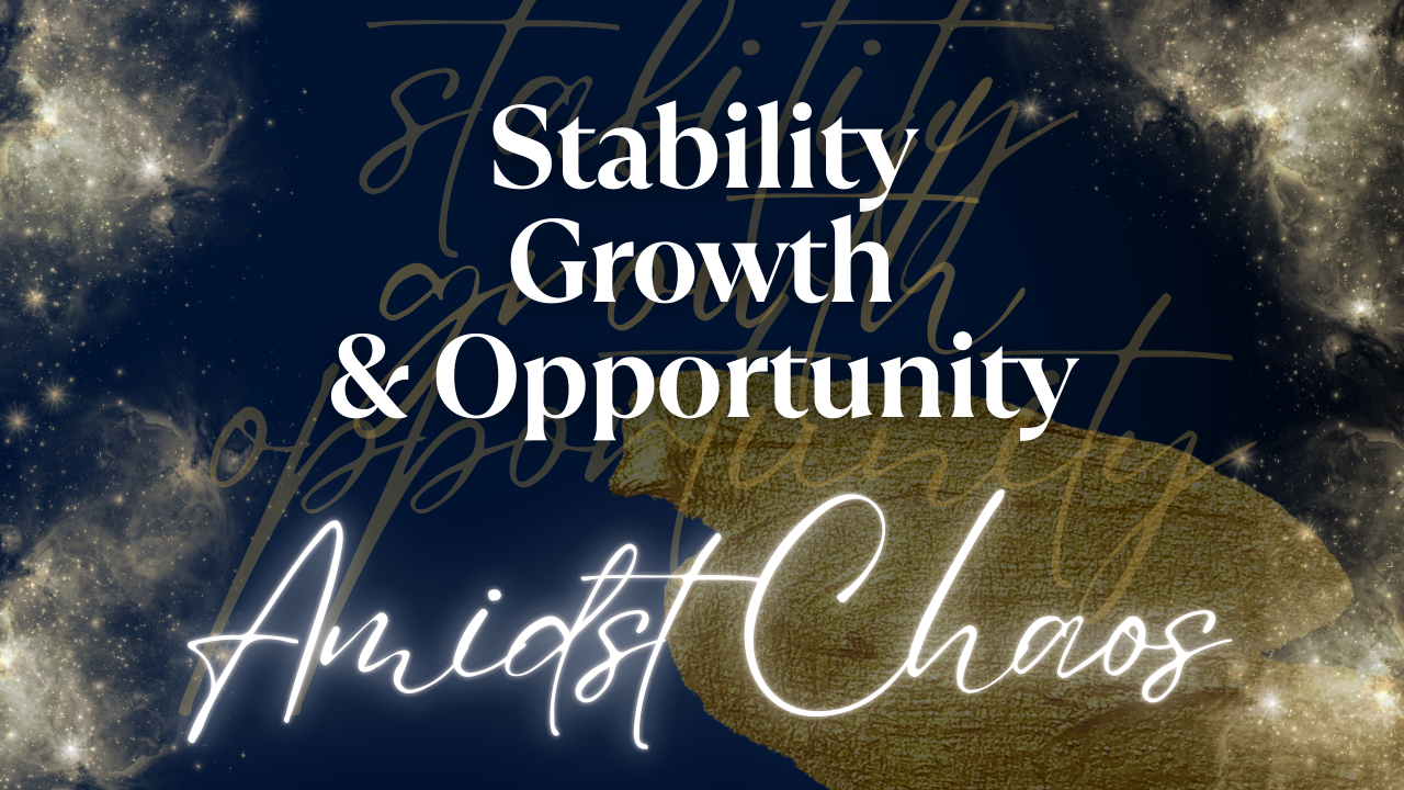 Stability, Growth, Opportunity & Leadership Amidst Chaos Master Class